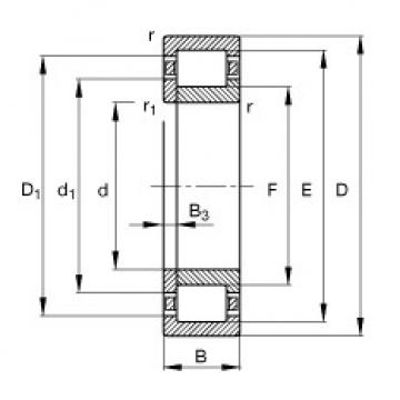 FAG Cylindrical roller Bearings - NUP238-E-M1
