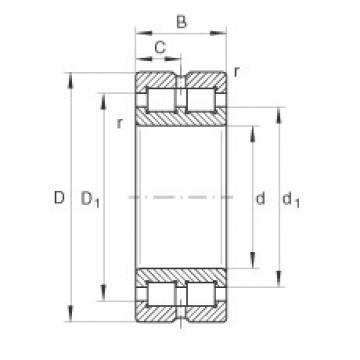 FAG Cylindrical roller Bearings - SL014952