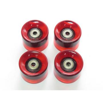 4 pcs set 60mm 78a Red Wheels fit for Longboard Skateboard with Bearing