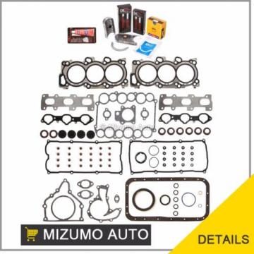 Fit Full Gasket Set Main Rod Bearings Rings 98-04 Isuzu Honda Acura 6VD1 6VE1