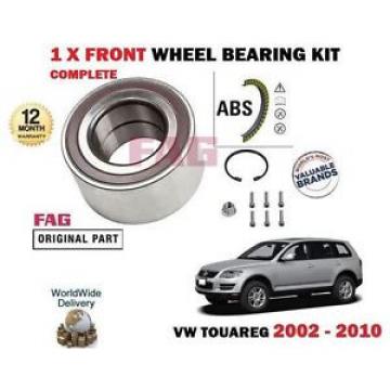 FOR VW TOUAREG 2002-2010 NEW 1 X FRONT WHEEL BEARING KIT WITH FITTING BOLTS