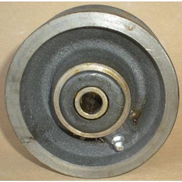 V-BELT PULLEY 4&#034; DIAMETER 2&#034; WIDE BEARING GREASE FITTING