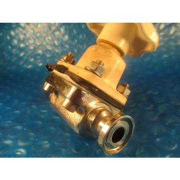 Remanufactured 3/4&#034; SAUNDERS SANITARY FITTING DIAPHRAGM VALVE with Cracked knob