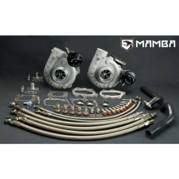 MAMBA Ball Bearing Turbo Kit 6+6 GT2860RS 650HP FOR FIT Nissan 300ZX VG30DETT