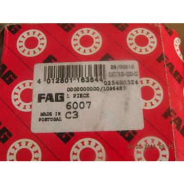 NEW FAG 6007 C3 bearing