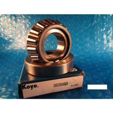KOYO Cone and Bearing Set 30306, 30306 D (=2 FAG , SKF, NSK, NTN 4T, SNR)