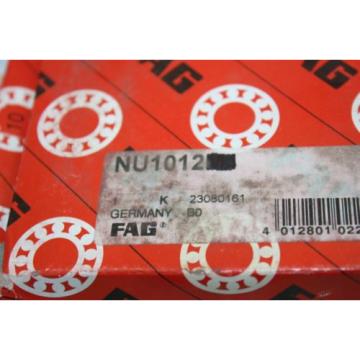 FAG NU1012M1 Cylinder Roller Bearing Lager Diameter: 60mm x 95mm Thick: 18mm
