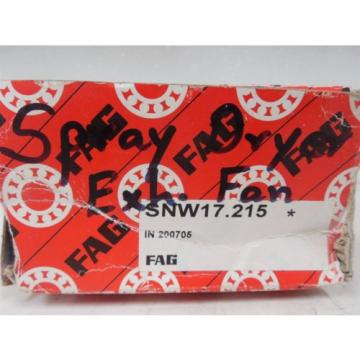 NEW FAG SNW17.215 Bearing Adapter Sleeve 2-15/16&#034;