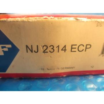 SKF NJ2314 ECP, NJ2314ECP, Single Row Cylindrical Roller Bearing (=2 FAG)