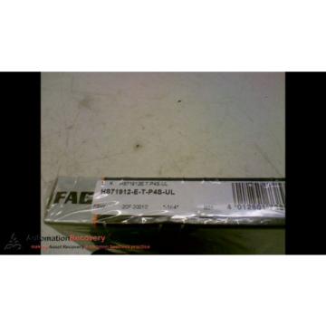 FAG HS71912-E-T-P4S-UL SPINDLE BEARING, NEW #163550