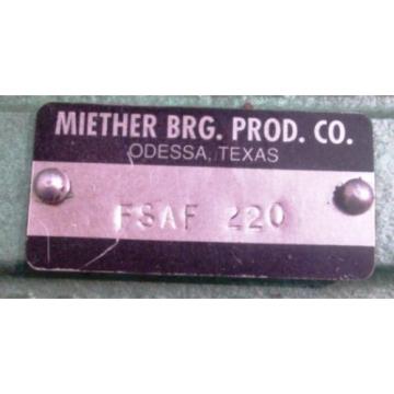 MIETHER BRG PROD CO FSAF-220 HOUSING &amp; FAG 22220EASMC3 BEARING