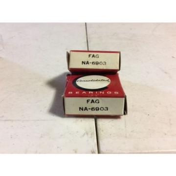 Consolidated,Bearings#FAG NA-6903 ,Free shipping to lower 48, 30 day warranty