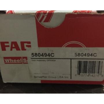 NEW FAG Wheel Bearing - Rear 580494C BMW 33411095238