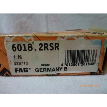 FAG 6018.2RSR Cylindrical Deep Groove Ball Bearing 1N 029715 New