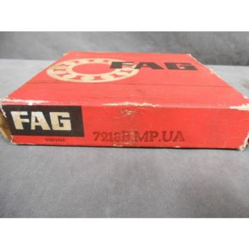 Unused FAG 7218B.MP.UA Kugelfischer George Schafer Bearing Made In Germany