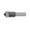 HM Milling cutter 8 mm shaft , Flush D 12,7mm with Bearing , Wood