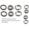 Front Wheel Bearing &amp; Race &amp; Seal Kit fit NISSAN D21 1986-1994 (RWD) #3 small image