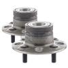 2x 2007-2013 Honda Fit Rear Wheel Hub Bearing Assembly w/ Stud ABS Replacement