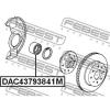Front Wheel Bearing 43X79X38X41 For Honda Fit Shuttle Gg7 (2011-2014)