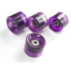 4x set 60mm 78a Purple Roll Wheels fit for Longboard Skateboard with bearing #1 small image