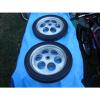 Steel ball bearing Wheels 12 inch lawnmower cart fit Troybilt and others project #1 small image