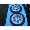 Steel ball bearing Wheels 12 inch lawnmower cart fit Troybilt and others project #2 small image