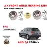 FOR AUDI Q7 4L 2006-&gt;NEW 2 X FRONT WHEEL BEARING KITS WITH FITTING BOLTS #1 small image