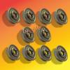 10 Universal 3/8 x1-1/8&#034; Flanged Ball Bearing Fit Many Type Mower &amp; Other Wheels