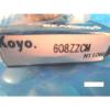 KOYO 608 ZZ CM, 2Z,Single Row Radial Bearing(Timken 38, SKF, NTN, FAG 2ZR,NSK)