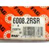 FAG 6008.2RSR Sealed Ball Bearing 40mm ID 68mm OD  Lot of 4   Free Shipping