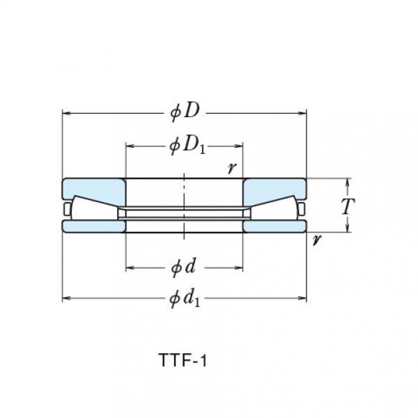 Tapered Roller Thrust Bearings NSK FAG TIMKEN130TTF2501 #1 image