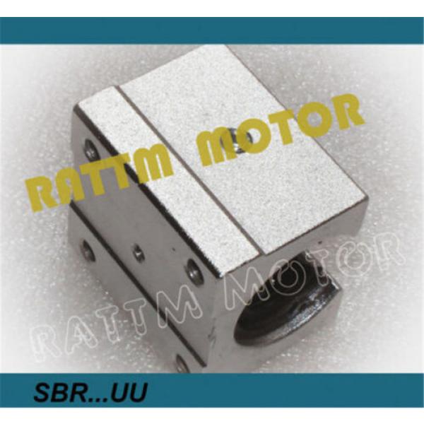 4Pcs SBR16UU Linear Bearing Ball Block 16mm Type For CNC Router Milling Machine #2 image