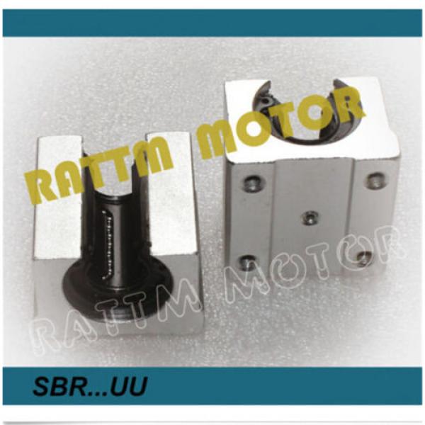4Pcs SBR16UU Linear Bearing Ball Block 16mm Type For CNC Router Milling Machine #3 image