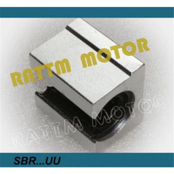 4Pcs SBR16UU Linear Bearing Ball Block 16mm Type For CNC Router Milling Machine #4 image