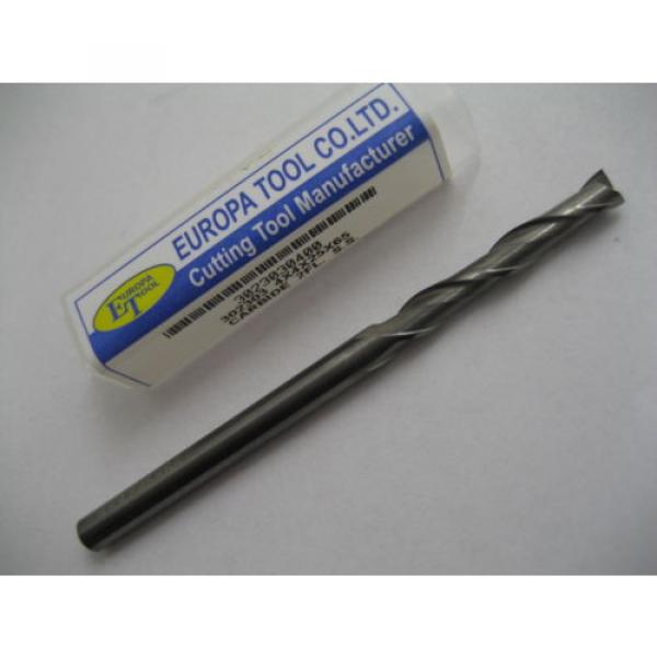 4mm SOLID CARBIDE 2 FLT LONG SERIES SLOT DRILL MILL EUROPA TOOL 3023030400 #31 #1 image