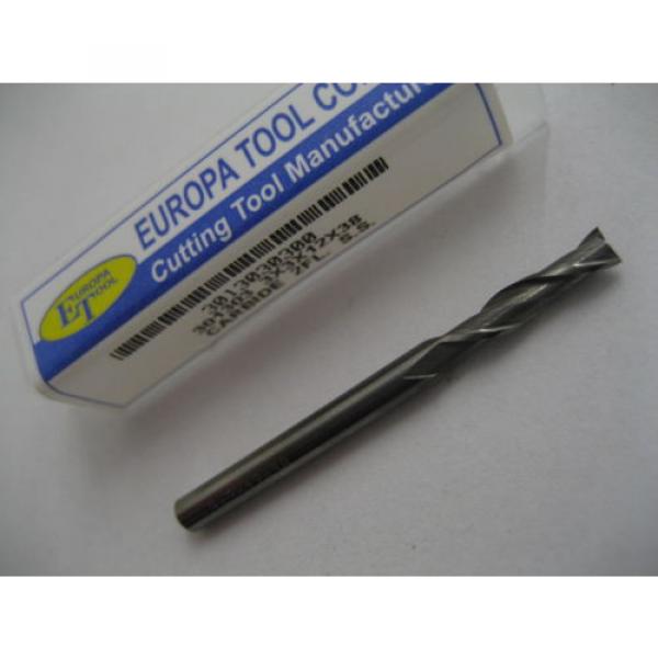 3mm SOLID CARBIDE 2 FLT SLOT DRILL MILL EUROPA TOOL 3013030300 NEW &amp; BOXED #23 #1 image