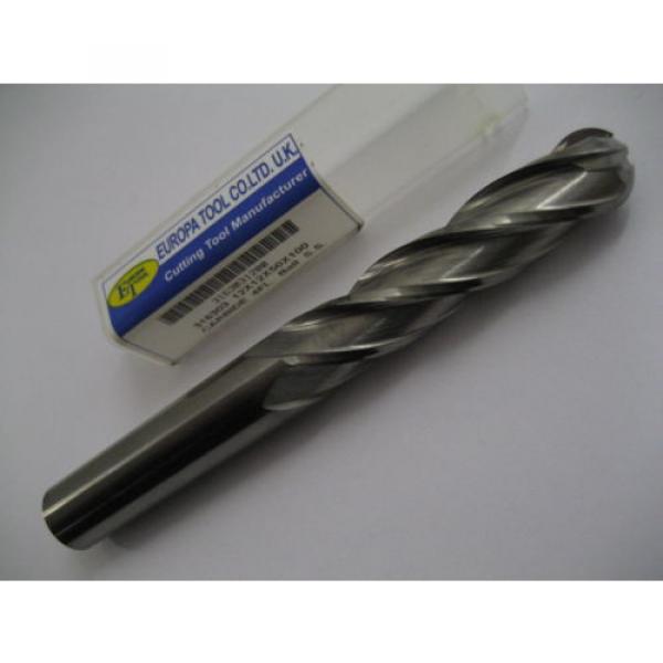 12mm SOLID CARBIDE 4 FLT BALL NOSED END MILL EUROPA 3163031200 NEW &amp; BOXED #40 #1 image