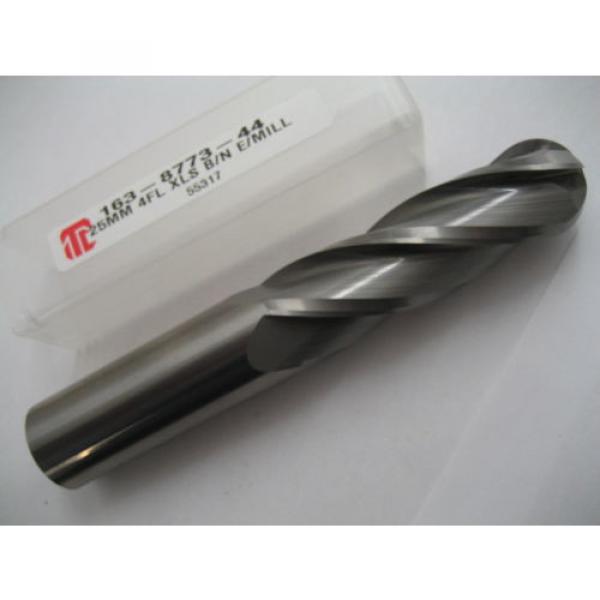 25mm SOLID CARBIDE 4 FLT BALL NOSED L/S END MILL ITC 163-8773-44 NEW BOXED #C45 #1 image