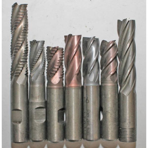 7 Piece Roughing end mill Finishing Cutter Shaft HSS / HSS-Co 0 5/8in, Z 4 #1 image