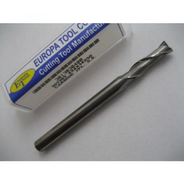 4mm SOLID CARBIDE 2 FLT SLOT DRILL MILL EUROPA TOOL 3013030400 NEW &amp; BOXED #5 #1 image