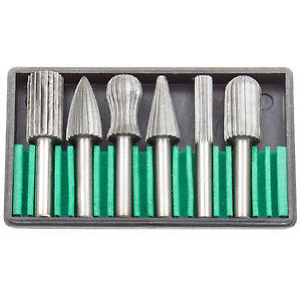 HSS Rotary Cutter Set 6tlg End Mill Set Milling burrs Shaft 6 mm Pin router #1 image
