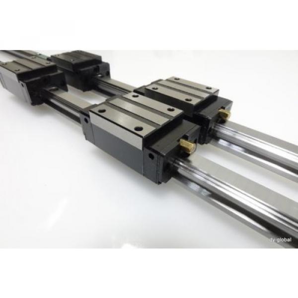 SBC SBG15SL+820L Used LM Guide Linear Bearing CNC Lathe Mill Router 2Rails 4Blo #5 image