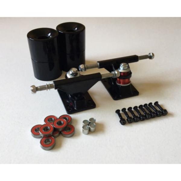 Combo 3” Trucks+60mm Wheels Abec 9 Bearing Fit For Penny Style Retro Sktateboard #3 image