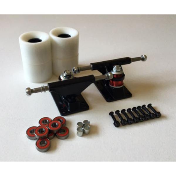 Combo 3” Trucks+60mm Wheels Abec 9 Bearing Fit For Penny Style Retro Sktateboard #4 image