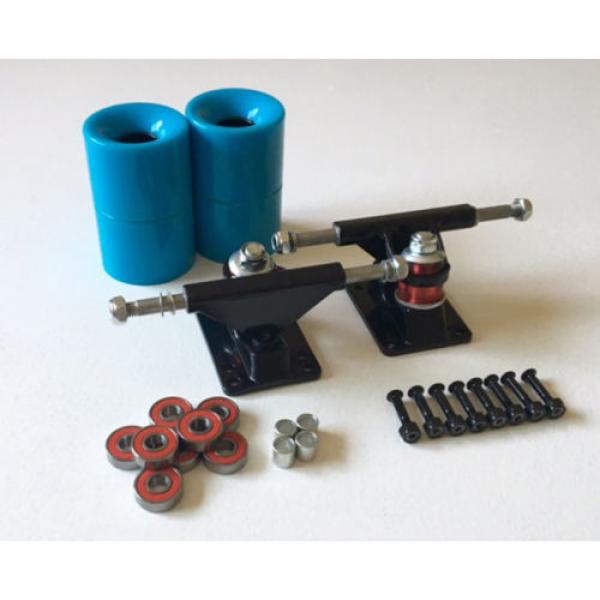Combo 3” Trucks+60mm Wheels Abec 9 Bearing Fit For Penny Style Retro Sktateboard #5 image