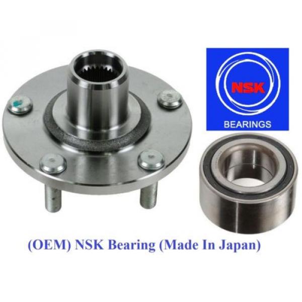 Front Wheel Hub &amp; (OEM) NSK Bearing Kit fit Nissan Altima 2.5L 2002-2006 #1 image