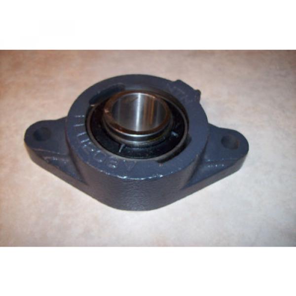 NTN FLU206V No Collar Flange Bearing A-UL206-103 With Grease Fitting #2 image