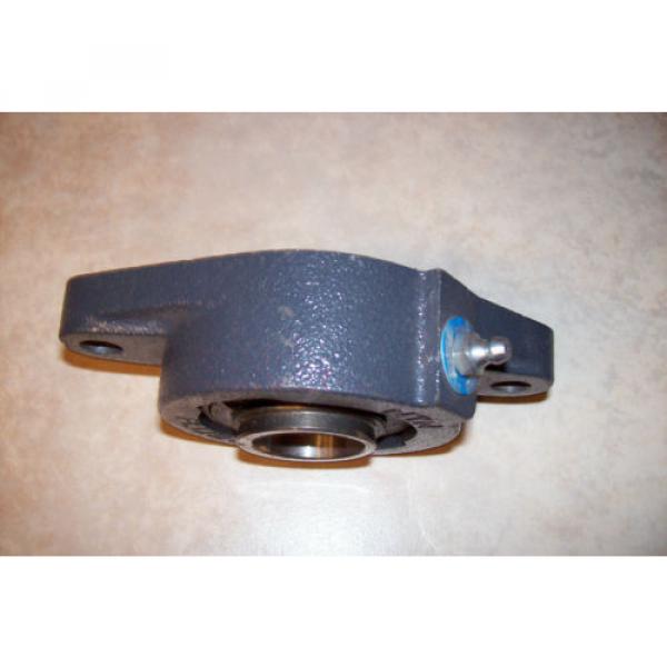NTN FLU206V No Collar Flange Bearing A-UL206-103 With Grease Fitting #3 image