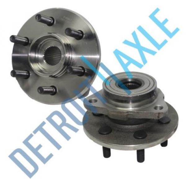 Pair (2) NEW Front Suspension Wheel Hub and Bearing Assembly 4WD AWD NO ABS #1 image