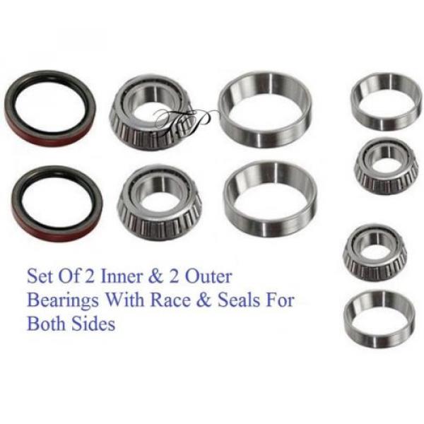 Front Wheel Bearing &amp; Race &amp; Seal Kit fit 1968-1973 NISSAN 510 (2WD 4WD) #3 image